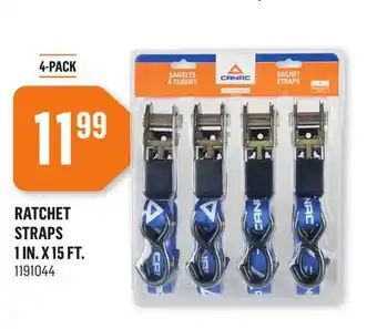 Canac Ratchet straps 1 in. x 15 ft offer