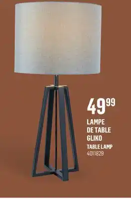 Canac Lampe de table gliko offer