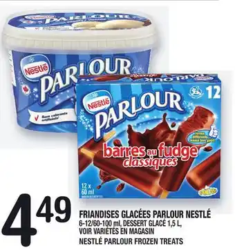 Marche Ami Friandises glacées parlour nestlé | nestlé parlour frozen treats offer