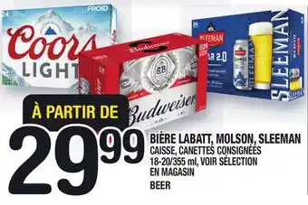 Marche Ami Bière labatt, molson, sleeman | beer offer