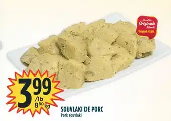 Marché Adonis Souvlaki de porc offer