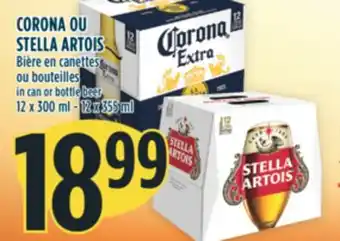 Marché Adonis Corona ou stella artois bière en canettes ou bouteilles offer