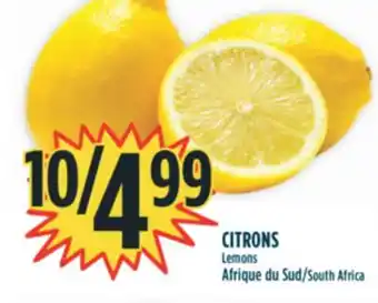 Marché Adonis Citrons lemons offer