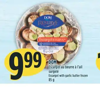 Marché Adonis Dom escargot au beurre à l'ail surgelé offer