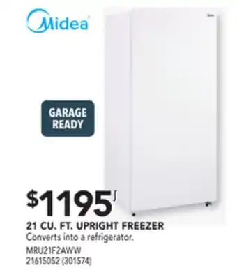 Réno Dépôt Midea 21 cu. ft. upright freezer offer