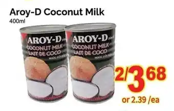 T&T Supermarket Aroy-D Coconut Milk offer