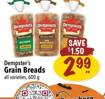 Farm Boy Dempster's grain breads offer