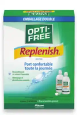 Walmart Systane eye drops 10 ml + 5 ml r opti-free replenish contact lens solution 2 x 300 ml offer
