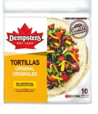 Walmart Dempster's 7 tortillas offer