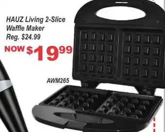 Oxford Mills Hauz living 2-slice waffle maker offer