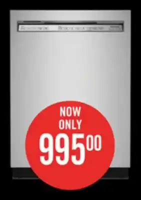 The Brick Kitchenaid 39 db front-control dishwasher with third level rack - kdfe204kps offer