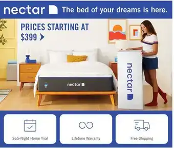 The Brick Nectar mattress offer