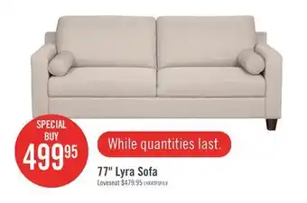 The Brick Lyra sofa - beige offer