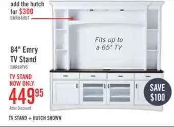 The Brick Emry 84 tv stand offer