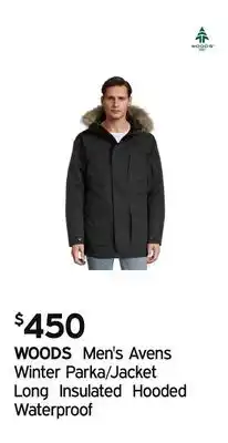 Atmosphere Men's avens winter parka/jacket long insulated hooded waterproof offer