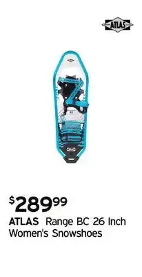 Atmosphere Range bc 26 inch women's snowshoes offer