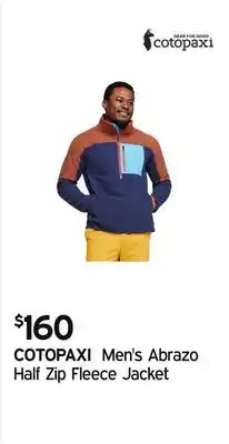 Atmosphere Men's abrazo half zip fleece jacket offer