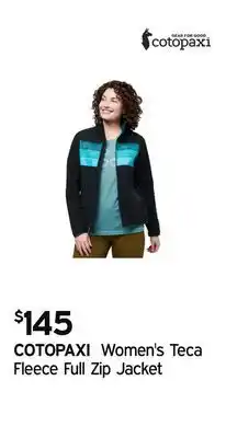 Atmosphere Women's teca fleece full zip jacket offer