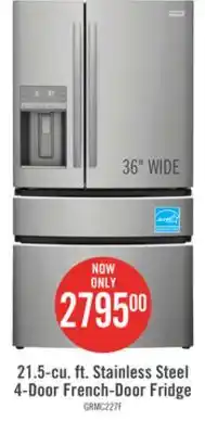 The Brick Frigidaire gallery 21.5 cu. ft. 4-door french-door refrigerator - grmc2273cf offer
