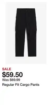 H&M Regular fit cargo pants offer