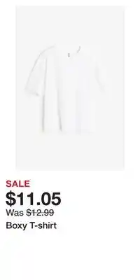 H&M Boxy t-shirt offer