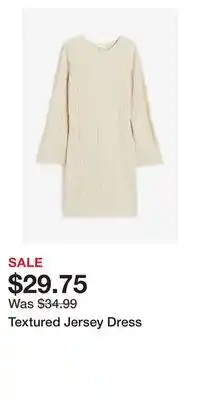 H&M Textured jersey dress offer