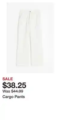 H&M Cargo pants offer