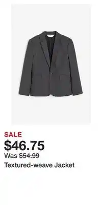 H&M Textured-weave jacket offer