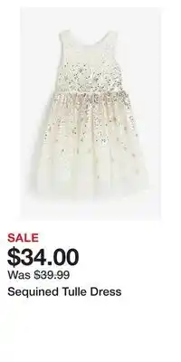 H&M Sequined tulle dress offer