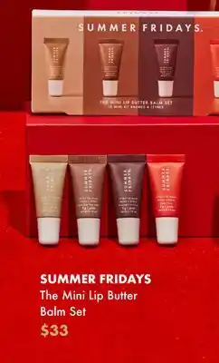 Sephora Summer fridays the mini lip butter balm set offer