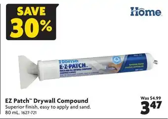 Home Hardware Ez patch drywall compound offer