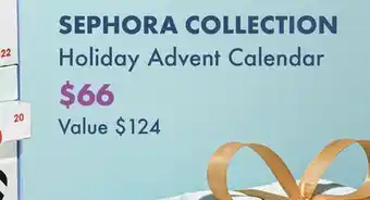 Sephora Holiday advent calendar offer