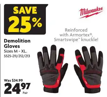 Home Hardware Demolition gloves offer