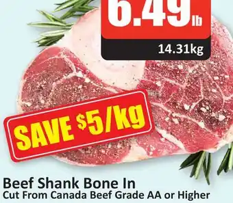 Starsky Beef shank bone in offer