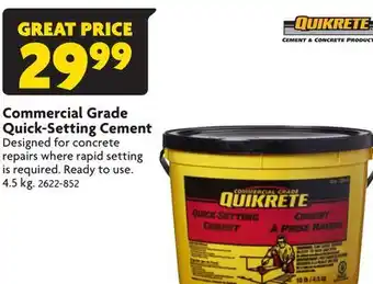 Home Hardware Commercial grade quick-setting cement offer