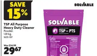 Home Hardware Tsp all purpose heavy duty cleaner offer