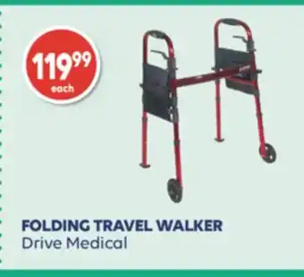 Wellwise by Shoppers Folding travel walker drive medical offer