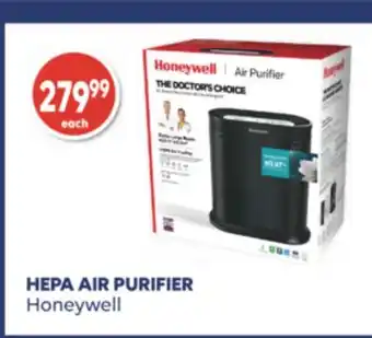 Wellwise by Shoppers Hepa air purifier honeywell offer