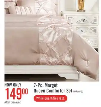 The Brick Margot 7-piece comforter set - queen offer
