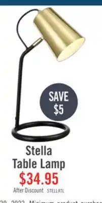 The Brick Stella desk/task lamp offer