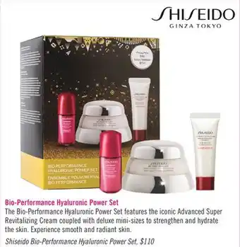 Shoppers Drug Mart Shiseido bio-performance hyaluronic power set offer