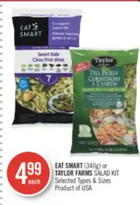 Shoppers Drug Mart Eat smart (340 g) or taylor farms salad kit offer