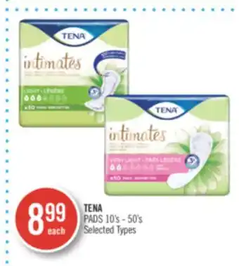 Shoppers Drug Mart Tena pads offer