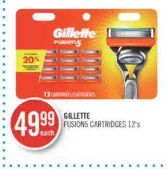 Shoppers Drug Mart Gillette fusion5 cartridges offer