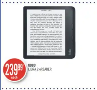 Shoppers Drug Mart Kobo libra 2 ereader offer