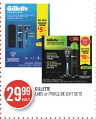 Shoppers Drug Mart Gillette labs or proglide gift sets offer