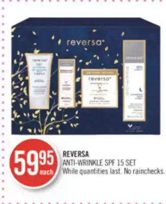 Shoppers Drug Mart Reversa anti-wrinkle spf 15 set offer
