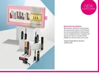 Shoppers Drug Mart Shoppers beauty mascara discovery collection offer