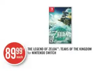 Shoppers Drug Mart The legend of zelda : tears of the kingdom for nintendo switch offer
