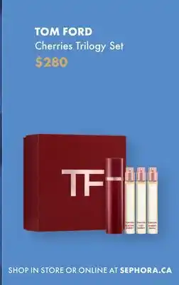 Sephora Tom ford cherries trilogy set offer